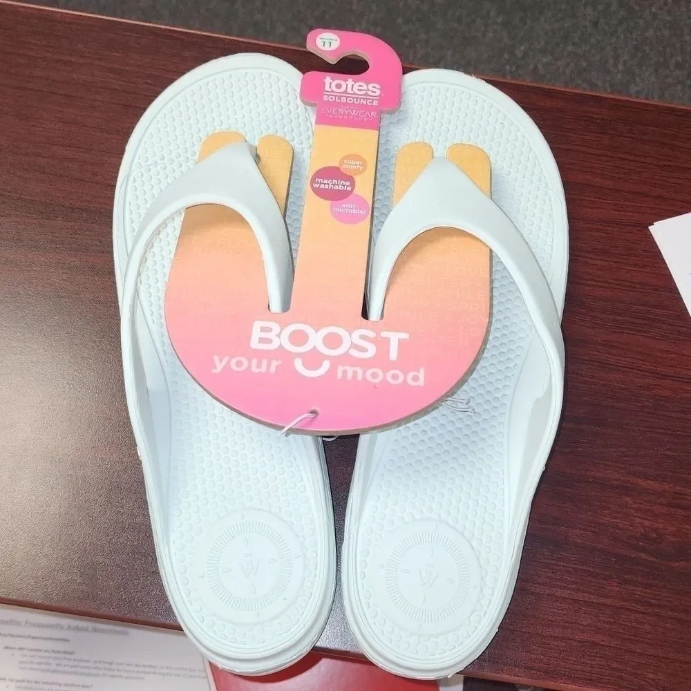 TOTES SOL BOUNCE FLIP FLOPS - Picture 2 of 6